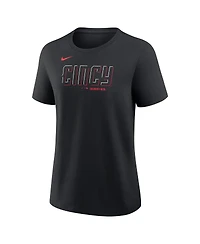 Nike Women's Elly De La Cruz Black Cincinnati Reds Name and Number T-Shirt