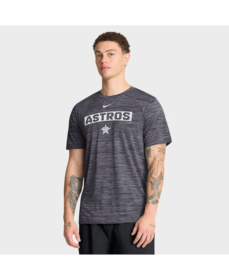 Nike Men's Black Houston Astros Velocity Dri-fit T-Shirt