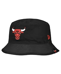 New Era Men's White Chicago Bulls Team Cheer Reversible Bucket Hat