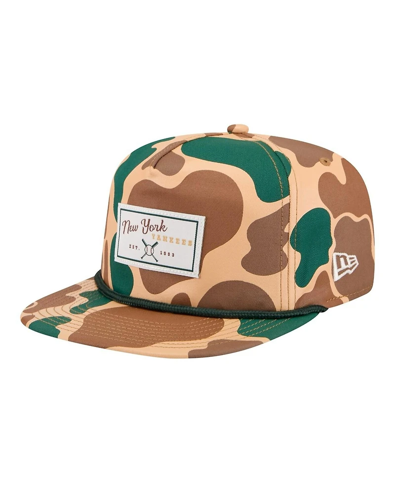 New Era Men's Camo New York Yankees Duck 19TWENTY Adjustable Hat