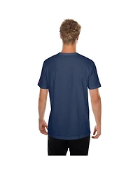 New Era Men's Navy Cleveland Guardians Oversized Throwback Distressed T-Shirt