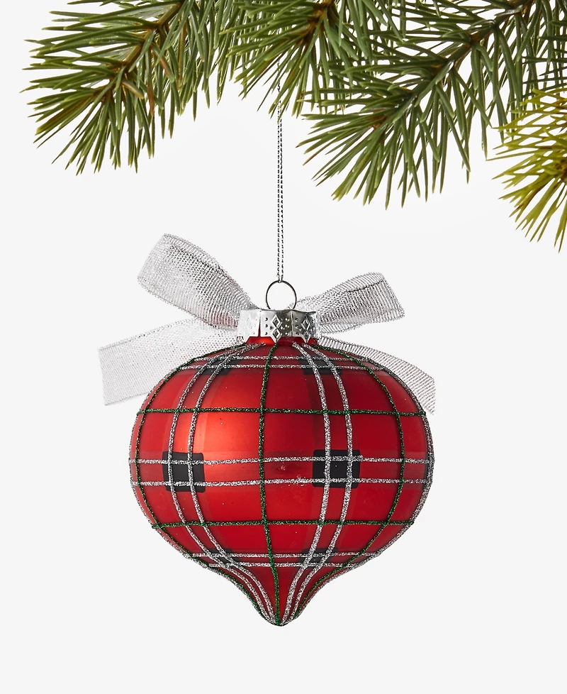 Holiday Lane Cozy Cabin Onion Ball Ornament, Macy's Exclusive