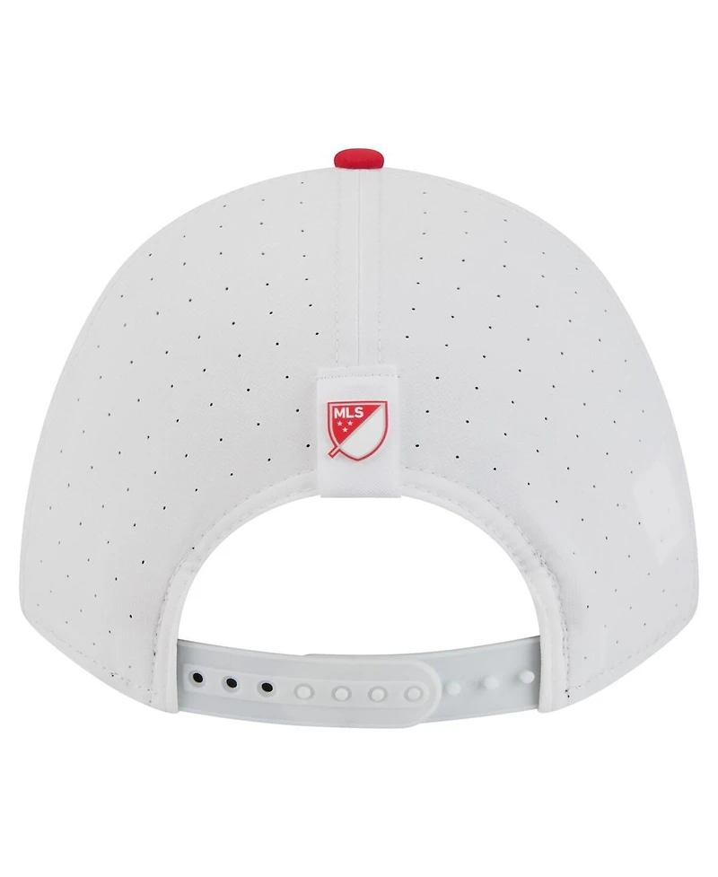 New Era Men's White New York Red Bulls 2026 Mls Kick Off 9FORTY M-Crown A-Frame Adjustable Hat