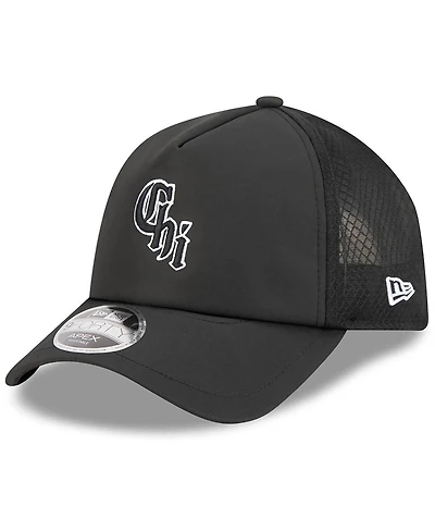 New Era Men's Black Chicago White Sox 2026 Batting Practice Alternate Apex 9FORTY Adjustable Hat