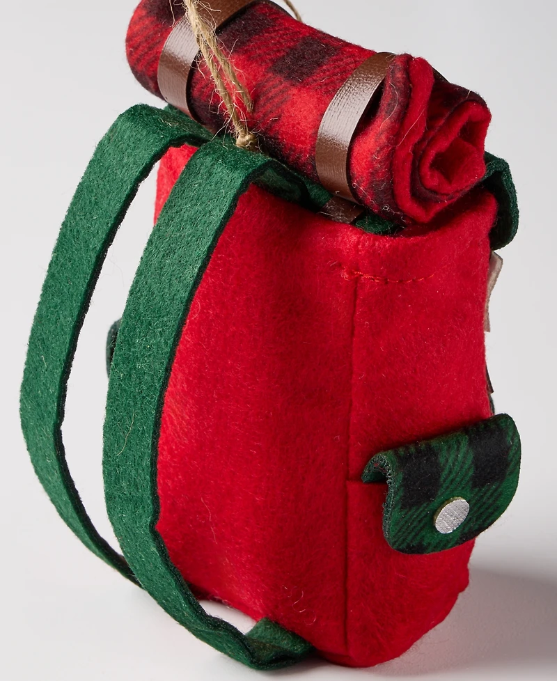 Holiday Lane Cozy Cabin Backpacker Ornament, Macy's Exclusive