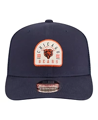 New Era Men's Navy Chicago Bears Contest 9SEVENTY Adjustable Trucker Hat