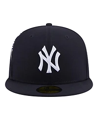 New Era Men's Navy York Yankees Hidden Hit 59FIFTY Fitted Hat