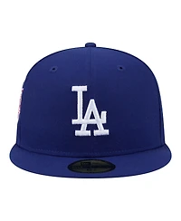 New Era Men's Royal Los Angeles Dodgers Hidden Hit 59FIFTY Fitted Hat