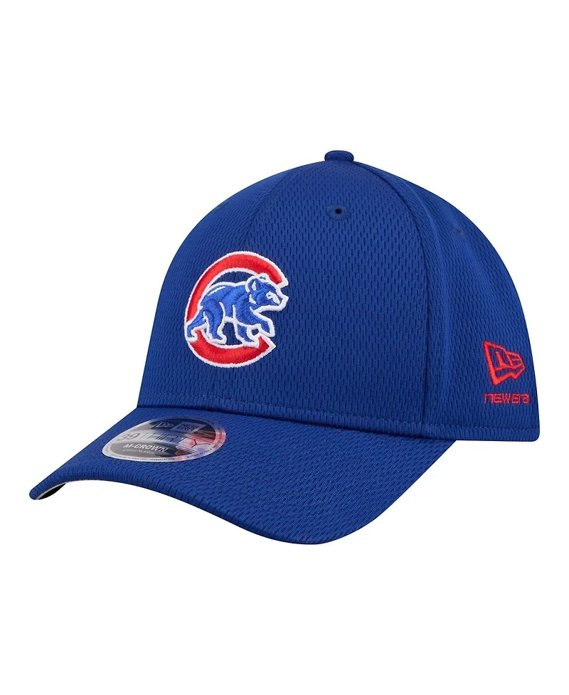 New Era Men's Royal Chicago Cubs Dash 39THIRTY Flex Hat