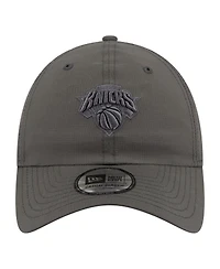 New Era Men's and Women's Charcoal New York Knicks Ripstop Casual Classic Adjustable Hat