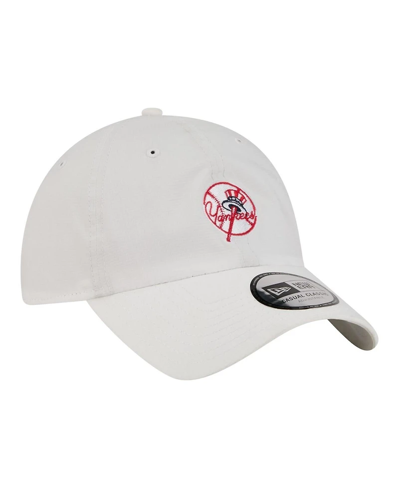 New Era Men's White New York Yankees Ripstop Casual Classic Adjustable Hat