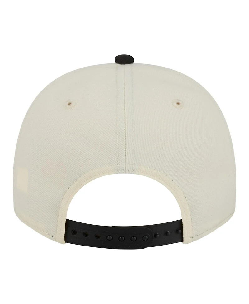 New Era Men's Cream San Francisco Giants Throwback Tri-Hit A-Frame 9FIFTY Adjustable Hat
