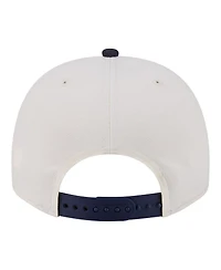 New Era Men's Cream New York Yankees Throwback Tri-Hit A-Frame 9FIFTY Adjustable Hat