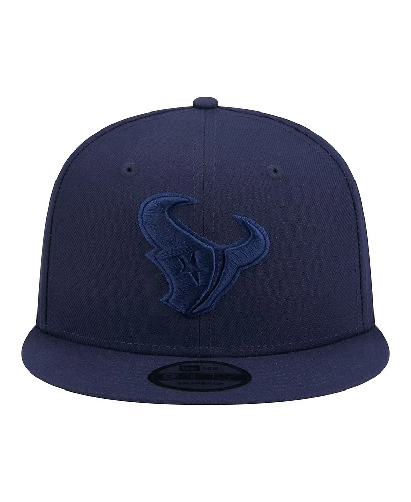 New Era Men's Navy Houston Texans Colorpack 9FIFTY Snapback Hat