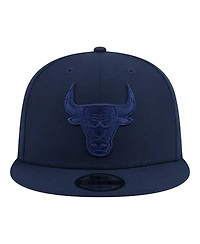 New Era Men's Navy Chicago Bulls Tonal Color Pack 9FIFTY Snapback Hat