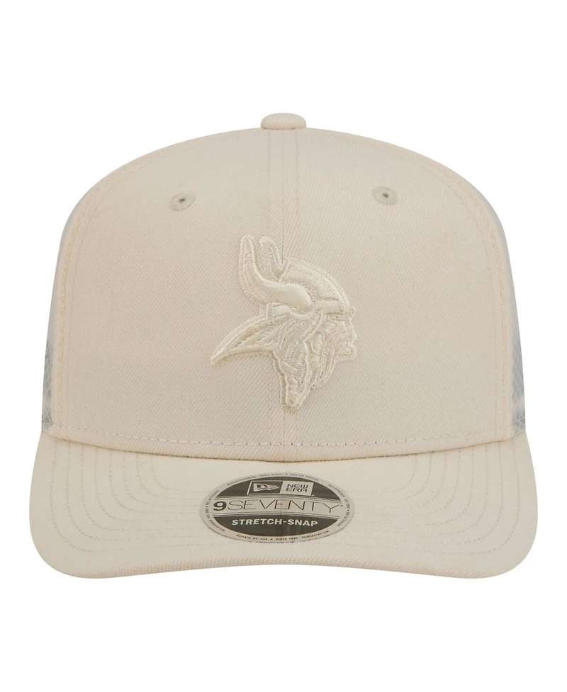 New Era Men's Cream Minnesota Vikings Color Pack 9SEVENTY Adjustable Hat