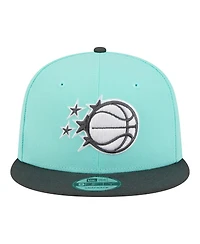 New Era Men's Turquoise/Charcoal Orlando Magic Color Pack Two-Tone 9FIFTY Snapback Hat