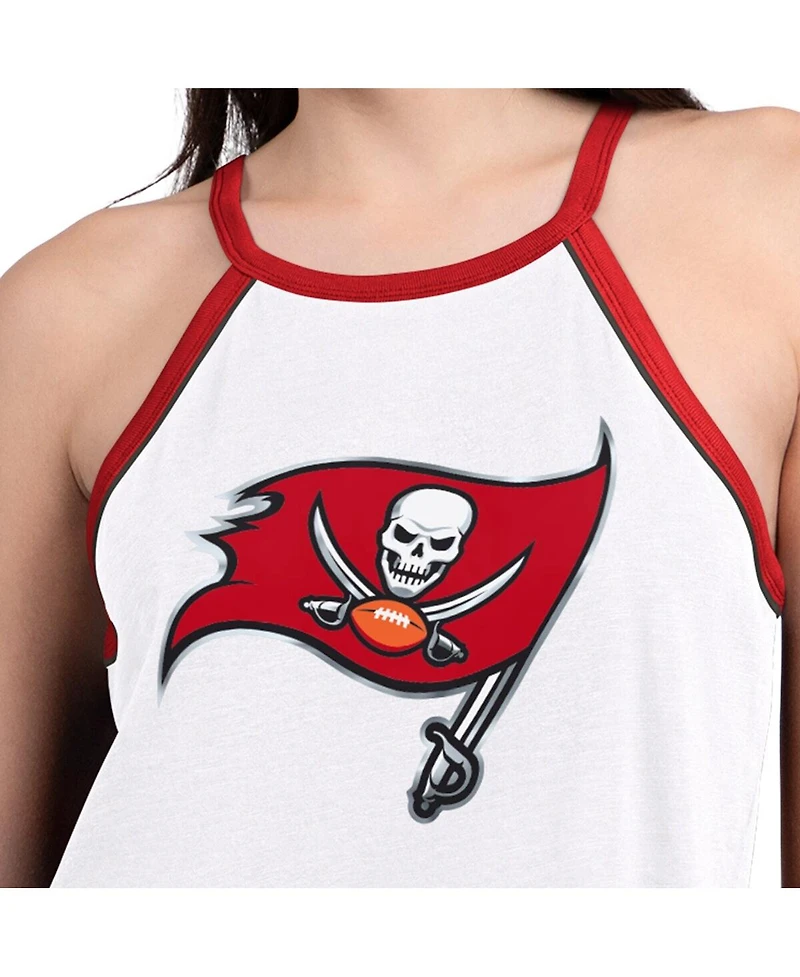 G-iii 4Her by Carl Banks Women's White Tampa Bay Buccaneers Redemption Win Slub Tank Top