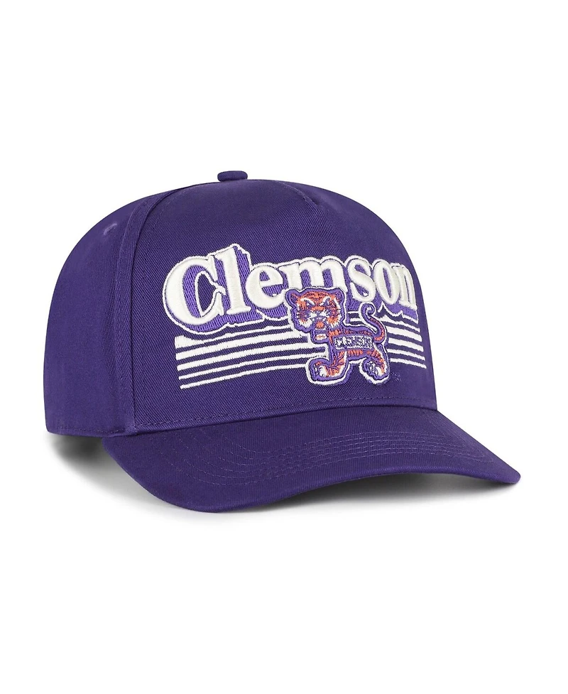 '47 Brand Men's Purple Clemson Tigers Script Fade Hitch Adjustable Hat
