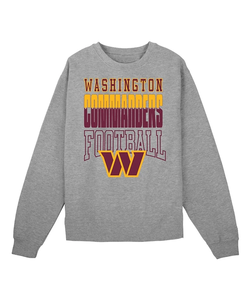 Outerstuff Toddler 2-Piece Heather Gray Washington Commanders Crewneck Sweatshirt and Pants Set