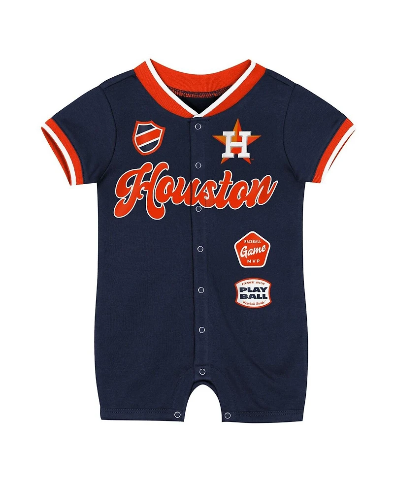 Outerstuff Baby Boys and Girls Navy Houston Astros Pinch Coverall