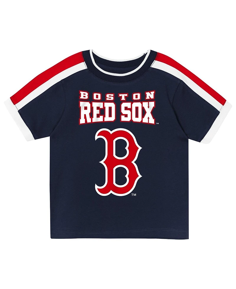 Outerstuff Toddler 2-Piece Navy Boston Red Sox Ground Ball T-Shirt and Shorts Set