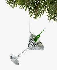 Holiday Lane Disco Brights Cocktail Glass Ornament, Macy's Exclusive