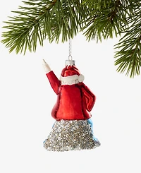 Holiday Lane Disco Brights Santa Ornament, Macy's Exclusive