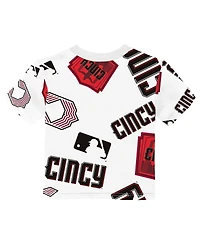 Outerstuff Baby Boys and Girls White Cincinnati Reds 2026 City Connect Game Day T-Shirt