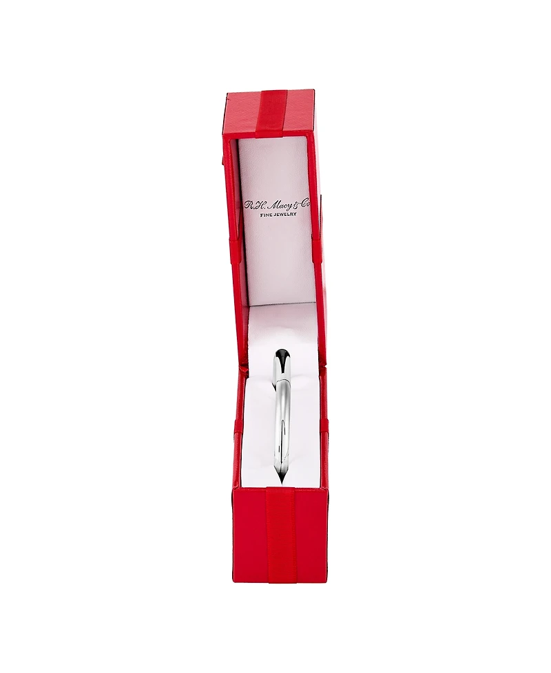 Macy's Hinge Bangle in 14k White Gold