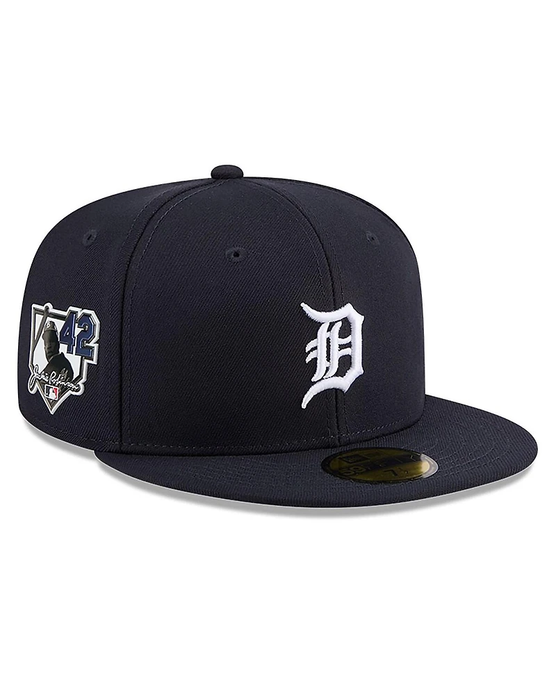 New Era Men's Navy Detroit Tigers 2026 Jackie Robinson Day 59FIFTY Fitted Hat