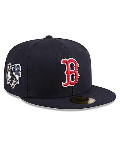 New Era Men's Navy Boston Red Sox 2026 Jackie Robinson Day 59FIFTY Fitted Hat