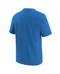 Nike Big Boys and Girls Royal Kansas City Royals 2026 Connect Wordmark T-Shirt