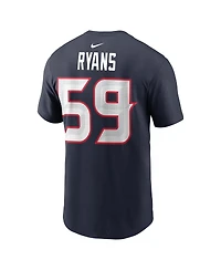 Nike Men's DeMeco Ryans Navy Houston Texans Retired Player Name & Number T-Shirt