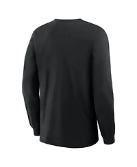 Fanatics Men's Black Baltimore Orioles Lock-Up Legacy Long Sleeve T-Shirt