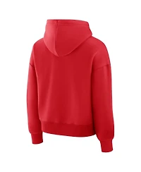 Fanatics Women's Red Philadelphia Phillies Lockup Legacy Fleece Hoodie