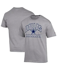 Champion Men's Heather Gray Dallas Cowboys Football T-Shirt