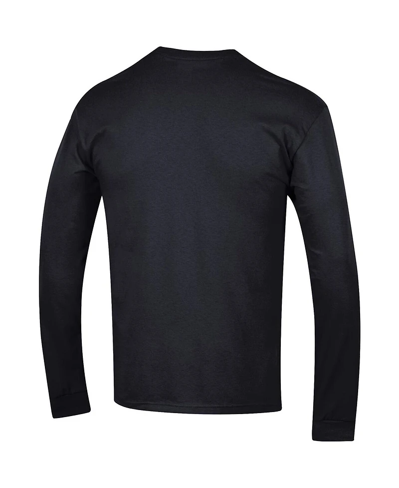 Champion Men's Black Pittsburgh Steelers Seal Long Sleeve T-Shirt