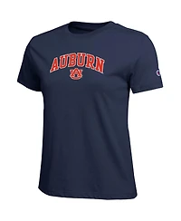 Champion Women's Navy Auburn Tigers Arched Over Logo T-Shirt