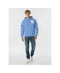 Champion Men's Light Blue Tampa Bay Rays Reverse Weave Chenille Hoodie