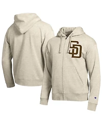 Champion Men's Sand San Diego Padres All-Star Full-Zip Hoodie
