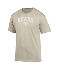 Champion Men's Oatmeal Chicago Bears Jersey T-Shirt
