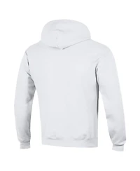 Champion Men's White Tennessee Titans Powerblend Arch over Logo Hoodie