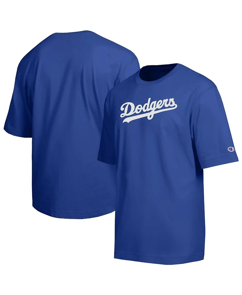 Champion Men's Royal Los Angeles Dodgers All Star Chenille Wordmark T-Shirt