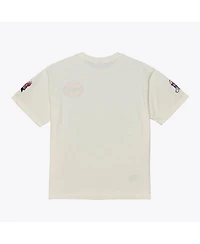 Mitchell & Ness Men's Cream Houston Rockets Hardwood Classics Chainstitch Premium T-Shirt