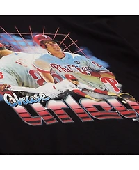 Mitchell & Ness Men's Chase Utley Black Philadelphia Phillies Legendary Collage Player T-Shirt