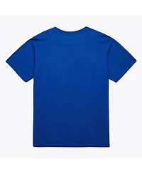Mitchell & Ness Men's and Women's Royal Philadelphia 76ers Hardwood Classics Arch T-Shirt