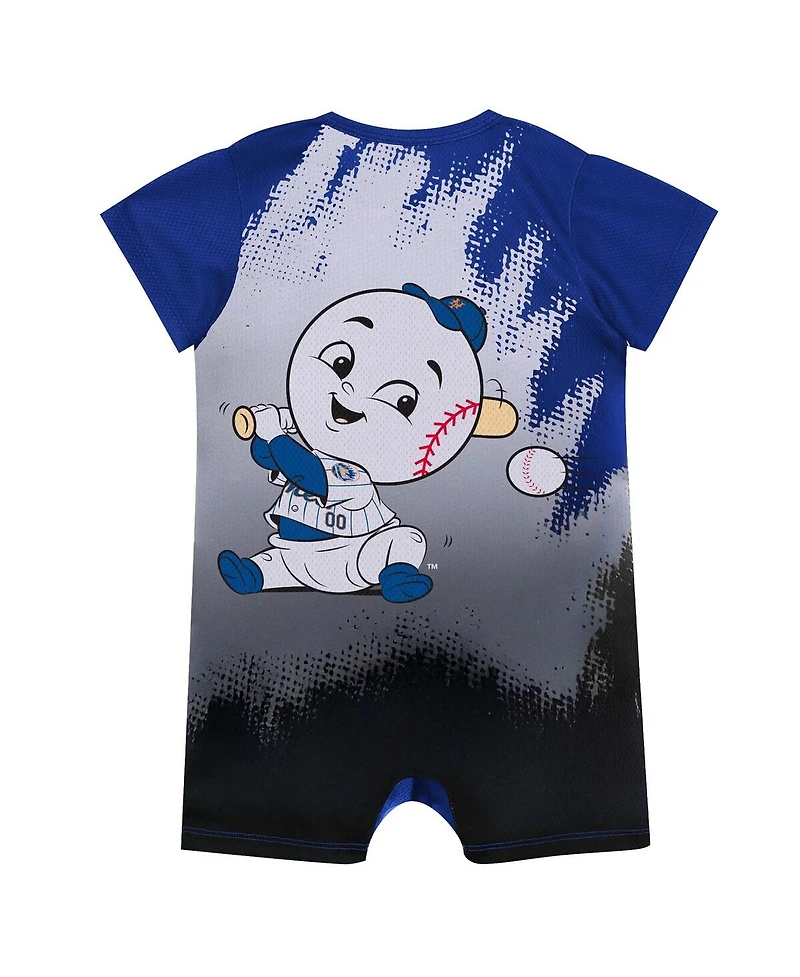 Outerstuff Baby Boys and Girls Royal New York Mets Mascot Bodysuit