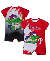 Outerstuff Baby Boys and Girls Red Philadelphia Phillies Mascot Bodysuit