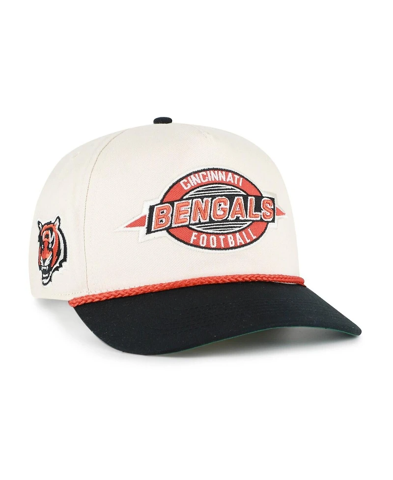 '47 Brand Men's Natural Cincinnati Bengals Frame Out Two Tone Hitch Adjustable Hat